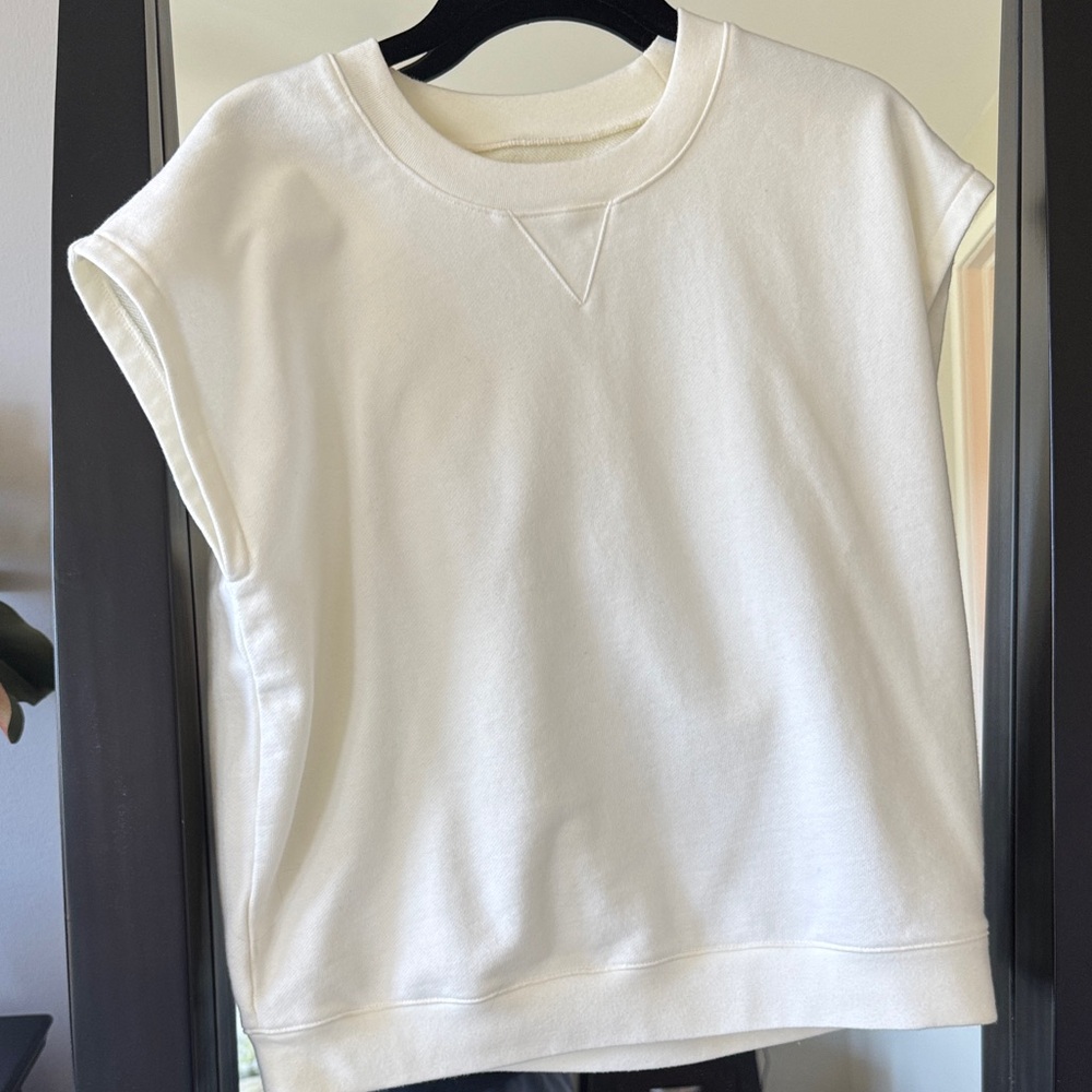 Madewell Sleeveless Sweatshirt Size S